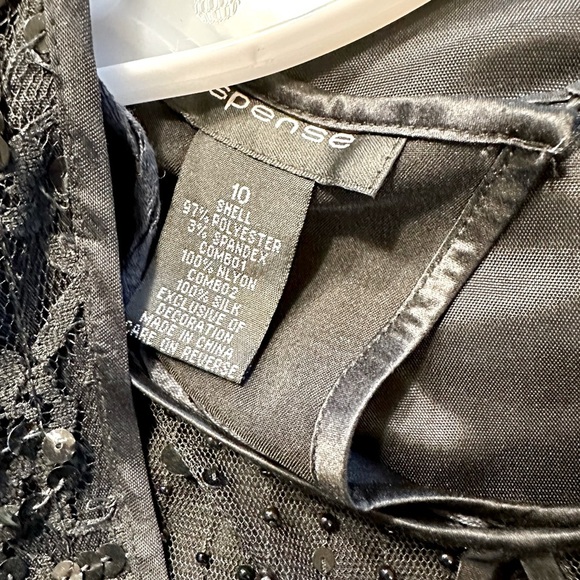 Women’s Spense Black 2 Piece Sequin Dress - Size 10 - NWT - Picture 7 of 8